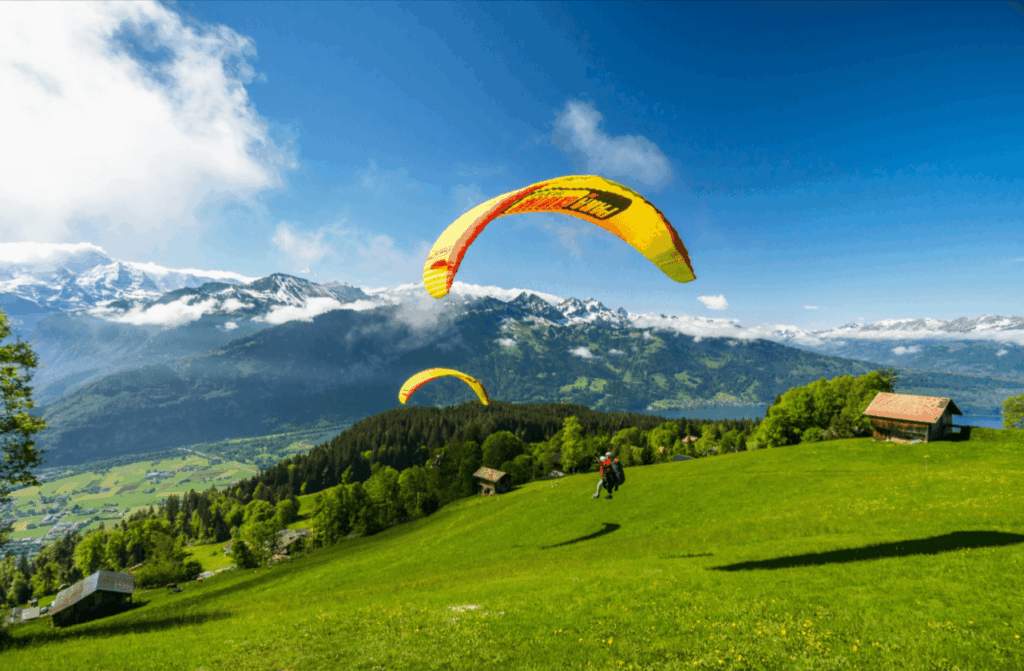 Paragliding Over Interlaken and Tips for First Time Flyers